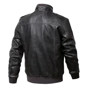 Custom Factory Flight Bomber <b>Jacket</b> Quilted Regular Boxy Stand Polyester Shell <b>Men</b> Motorcycle Racing <b>Jacket</b> Waterproof Windproof - Product Image 4
