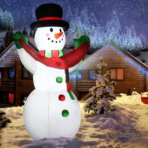 Muñeco de Nieve Inflable Navideño con Luces LED - Decoración para Jardín de 6 pies - Product Image 4