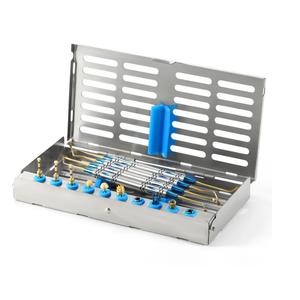 Kit de Implantes Dentales Manuales de Acero Inoxidable para Levantamiento de Senos, 14 Piezas, Instrumentos de Elevación de Senos, Brocas, Tapones Reutilizables - Product Image 1