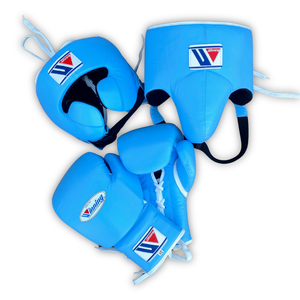 Winning Custom Boxing Gear Set Cowhide Leather Hook & Loop Lace up boxing <b>gloves</b> Professional Fight Equipment Manufacturer - Product Image 1