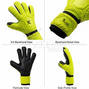 Gants de gardien de but de football professionnels, injecteur de caoutchouc, respirants, antidérapants, protection complète des doigts pour l'entraînement au football - Product Image 2