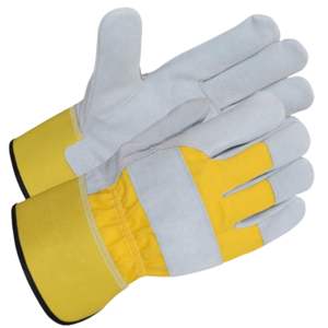 Guantes de Seguridad de Algodón en Oferta, Cómodos y Resistentes, de Cuero Vacuno, Resistentes a la Abrasión, Protección para las Manos con Aramida, para el Trabajo - Product Image 1
