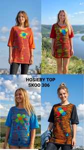 Camisetas Cortas Casuales para Mujer SK NOOR SONS, Estilo Bohemio Dulce, Diseño Moderno y Ecológico con Estampado Floral - Product Image 5