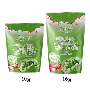 โยเกิร์ตฟรีซดรายรสผักโขม ยี่ห้อ OEM Aya-ua - ขนมเพื่อสุขภาพสำหรับเด็ก - ผลิตจากโรงงานในเวียดนาม - บรรจุ 16 กรัม - Product Image 3
