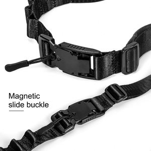 New Arrivals Customized Logo Black Universal Crossbody Cell Phone Lanyard Adjustable Phone Strap with Detachable Patch Nylon - Product Image 4