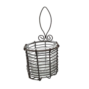 Portavelas Decorativo de Lujo de Metal y Vidrio, Redondo, con Acabado Negro, para Decoración del Hogar y Navidad - Product Image 1