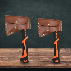 Étui de protection pour hache en cuir véritable avec passant de ceinture en cuir pour la chasse en plein air - Product Image 5