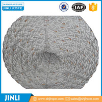 Câble de cerclage robuste JINLI en PP tressé 8 brins, 60 mm, pour la sécurisation des conteneurs et des marchandises en vrac en port maritime