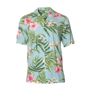 Camisas de Playa para Hombre con Estampado Sublimado en Velour Fino, Personalizables con Degradado de Color, Estilo Hawaiano - Product Image 5