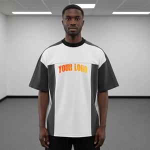 New Arrived Summer Casual Wear 100% Cotton Men's T-shirts Custom DTF Printed logo Solid Loose Fit Regular Sleeve - Product Image 4