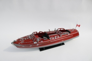 เรือจำลองแฮนด์เมด Pardon Me Boat ปี 1948 ทำจากไม้มะฮอกกานี - แบบจำลองเรือเร็วคลาสสิก - Product Image 2