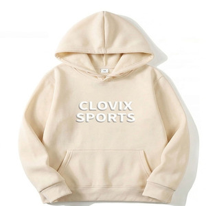 Sweat à capuche décontracté pour homme, collection automne-hiver, broderie UV de haute qualité, coupe ample, vente en gros - Product Image 6