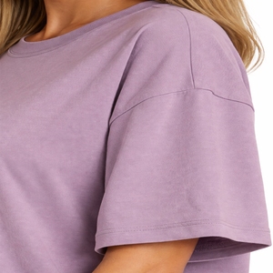 Camiseta Oversize de Calidad Única para Mujer, Estilo Casual Holgado, Manga Media, Cómoda para Uso Diario, Streetwear, Viajes y Actividades al Aire Libre - Product Image 5