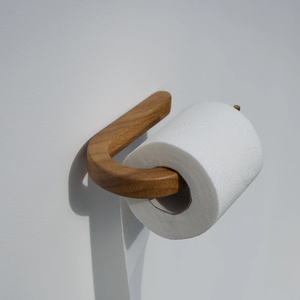 Nordic Wood <b>Wall</b> <b>Mounted</b> <b>Toilet</b> Paper <b>Holder</b> Bathroom Tissue Storage Rack Wood <b>Wall</b> <b>Mounted</b> Tissue <b>Toilet</b> <b>Roll</b> <b>Holder</b> use - Product Image 5