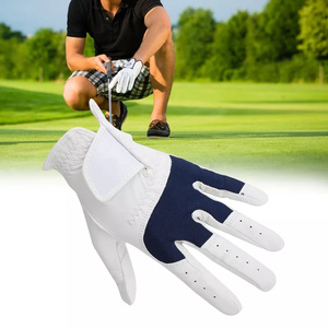 Gant de golf pour homme en cuir Cabretta de qualité supérieure, respirant, pour la main droite, idéal pour les sports d'hiver, couleur blanche - Product Image 2