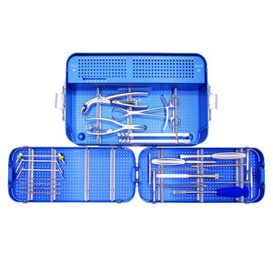Kit d'instruments chirurgicaux orthopédiques pour petits fragments, système de fixation et non-fixation, rétracteurs en acier inoxydable, Classe II CE par Dentavex - Product Image 3