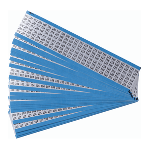 Marqueurs de fils en plastique Brady avec numéros consécutifs pour l'identification des câbles - Product Image 3