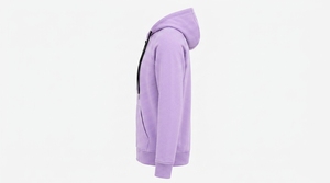 Sudadera con Capucha y Cierre de Cremallera para Hombre, Color Morado, Corte Regular, Estilo Casual para Otoño - Product Image 4