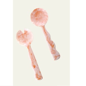 Juego de Cubiertos de Madera Natural Único con Mango de Resina, Vajilla Elegante para Mesa de Comedor en Casa u Hotel, Utensilios de Cocina - Product Image 2