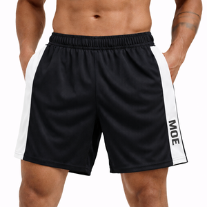 Pantalones Cortos Deportivos para Hombre, Negros, Transpirables, con Cordón Elástico, Ropa Deportiva de Alto Rendimiento, Fabricación de Marca Privada OEM - Product Image 6