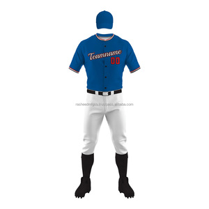 Diseña tus propias camisetas de béisbol con estampado 3D de alta calidad personalizadas para hombre, ropa de calle por sublimación, uniformes de béisbol - Product Image 5