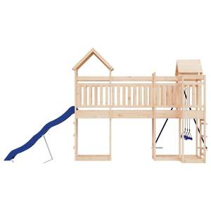Parque Infantil Grande y Resistente para Exteriores con Columpios de Madera de Pino Sólida, Atractivo y Duradero - Product Image 6