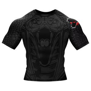 Rashguard personalizado para hombre, tela de poliéster de alta calidad, diseño personalizado de tela y empaque. - Product Image 3