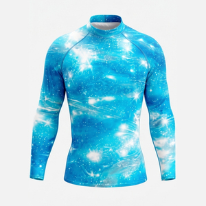 เสื้อว่ายน้ำสั่งซื้อจำนวนมาก UPF 50+ ป้องกันแสงแดด แห้งเร็ว แขนยาว - Product Image 4