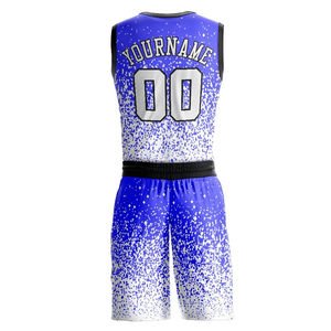 Conjunto Deportivo Profesional Unisex para Correr, Uniformes Deportivos Estampados de Verano con Logotipo Personalizado para Atletas, Uniforme de Baloncesto Lakers - Product Image 3