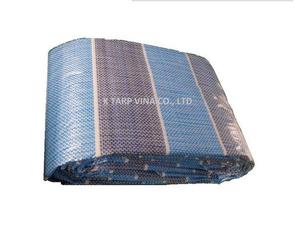 Bâche rayée d'origine vietnamienne pour métiers à tisser à jet d'eau – Feuilles de bâche PE imperméables et anti-humidité de haute qualité - Product Image 1