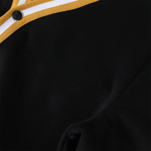 Cardigan en polaire personnalisé pour homme A&M State, col en V, poches avant, patchwork de fraternité, broderie respirante, logo grec personnalisé, OEM - Product Image 5