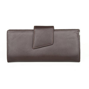 Carteras de mujer de diseño de cuero genuino suave, organizador de tarjetas múltiples de gran capacidad, cartera larga para mujer, bloqueo RFID para viajes - Product Image 3