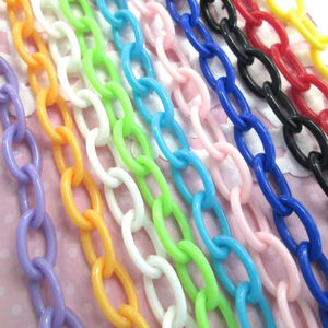 Chaînes décoratives en résine acrylique à maillons épais, personnalisées, de luxe, multi-usages, pour décoration murale, motif boule vintage pour mariage - Product Image 1