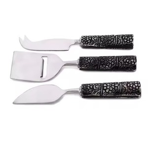 Premium Stainless Steel <b>Cheese</b> <b>Knife</b> <b>Set</b> Durable <b>Cheese</b> Cutter Slicer Tools Kitchen Serving Utensils Dining Tableware - Product Image 1