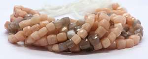 AAA Natural Multi Moonstone Faceted Cube Shape Beads 5.5-6.5 MM 3D Box <b>Gemstone</b> Beads 8 Inch Moonstone Beads Jewelry Making - Product Image 4