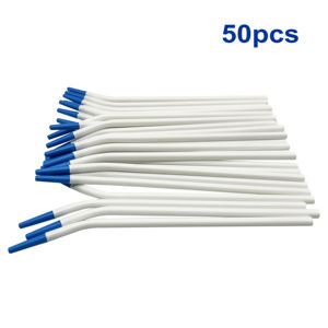 Tubo de Succión Dental, Tubo de Drenaje Quirúrgico para Implantes Orales, Punta Blanca y Azul, Manual, Autoclavable, Instrumento Médico Clase I - Product Image 6