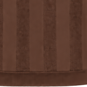 Pull en maille à manches longues pour homme, marron chocolat, motif rayé texturé vertical, poignets côtelés, pull décontracté de qualité supérieure - Product Image 6