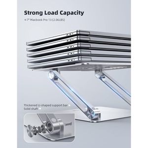 Supporto per Laptop in Alluminio Regolabile e Portatile, Ergonomico e Pieghevole, Stand per Computer e Notebook - Product Image 3