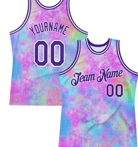 Maillot de basket-ball réversible en mesh respirant pour hommes, enfants et jeunes, à manches courtes, avec design imprimé - Product Image 6