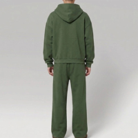 Ensemble survêtement homme 2 pièces ample en coton 100 % de haute qualité, pantalon de jogging et sweat à capuche streetwear, le plus vendu