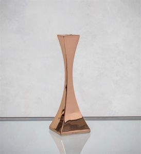 KRAFT WORLD CHI-62 Porte-bougie en métal fait main, durable, écologique, avec finition dorée pour la maison, les mariages, les fêtes et toutes les occasions - Product Image 3
