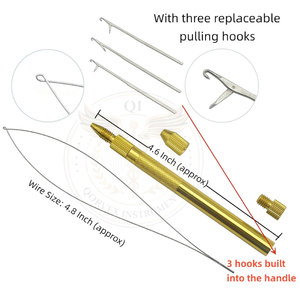 Kit d'outils pour extensions de cheveux : Pince de pose et de retrait de micro-anneaux, et ciseaux de coupe - Product Image 4