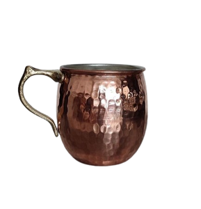 Bar Accessories <b>Beer</b> and Wine Drink Gold Finished Handle Copper Mug For Beverages Server Ayurveda Health Benefits Camping - Product Image 3