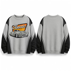 Sudadera con Capucha y Cuello Redondo de Felpa Francesa para Hombre, Sudadera de Punto con Bordado Personalizado, Sudadera Oversize - Product Image 1