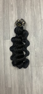 Meilleur prix, extensions de cheveux humains 100% cambodgiens, vague profonde lâche, extensions à clipser, cuticules alignées, cheveux bruts, style vague naturelle, vente en gros - Product Image 2