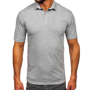 Nuevas Camisetas Polo Personalizadas Transpirables de Color Sólido para Hombre, Camisetas Polo Casuales Lisas de Alta Calidad para Venta al Por Mayor - Product Image 1