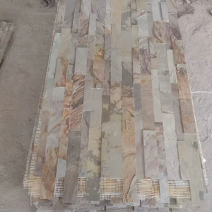 Dalle de quartzite brossée, fine et durable, résistante à l'érosion acide, écologique, pour hôtels modernes - Product Image 1