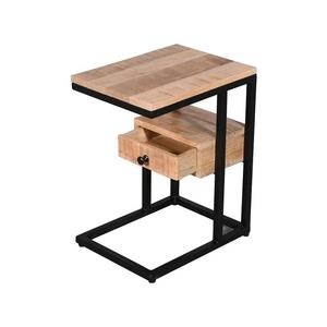 Oficina en casa USO DE Metal y madera mesa auxiliar sofá plegable portátil y mesa de aperitivos de alta calidad último diseño 2025 más vendidos - Product Image 2
