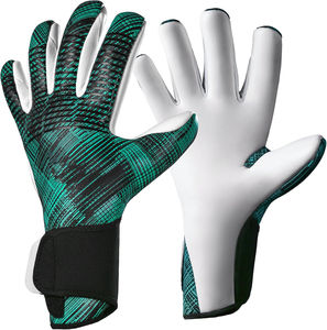 Guantes de Portero de Fútbol de Cuero con Logotipo Personalizado de Alta Calidad, Impermeables, Antideslizantes, Transpirables, para Entrenamiento al Aire Libre, Servicio OEM - Product Image 2