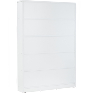 <b>White</b> Wooden Media Bookcase <b>Storage</b> <b>Cabinet</b> Display Shelf for Living Room Bedroom Home Office - Product Image 5